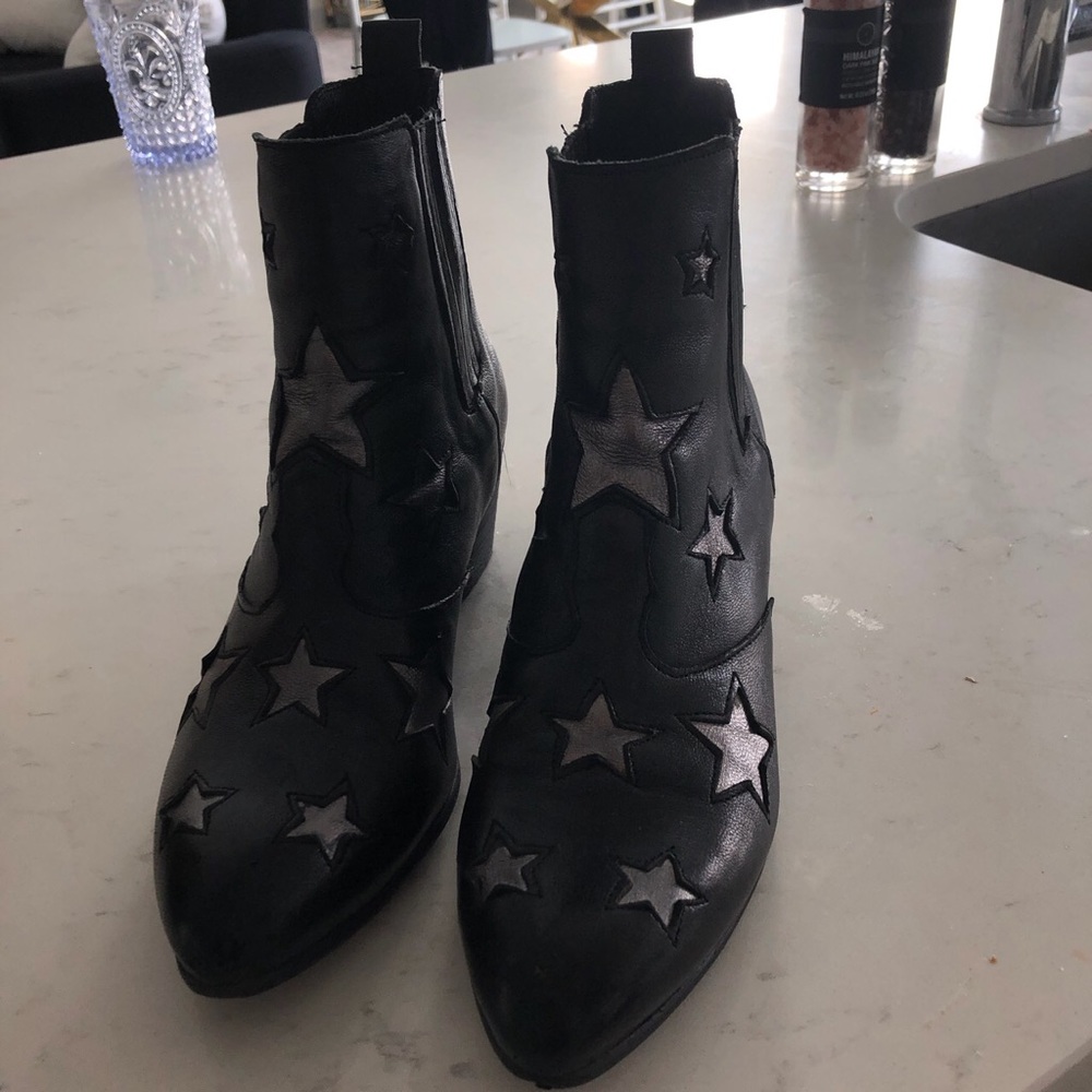 Italian leather boots